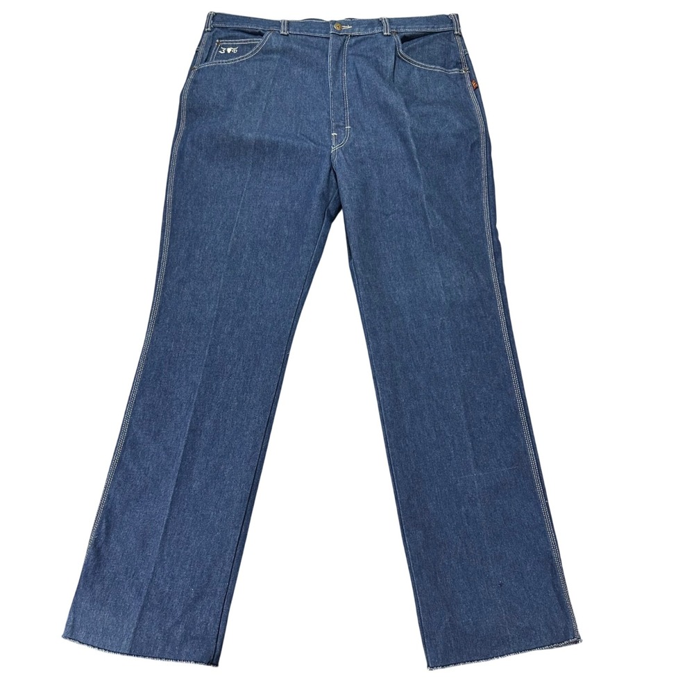 Sergio Valente Jeans Mens 41x35 Blue Denim Western Designer Vintage